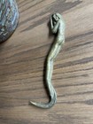 Vintage Solid Brass    gentlemen   s Pick    Brass Hoof Pick Brass Nude Lady
