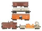 Lionel O Vintage Assorted Freight Cars  2620   2458   6520   2357  5  box