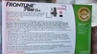 Frontline Plus For Cats 6 Doses Over 1 5lbs Fleas   Ticks 6mos Supply