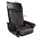 Leather Pad Set Upholstery For Massage Spa Pedicure Chair Lx22 Espresso Color