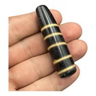 Unique Sassanian Ancient Tibetan Old Etched Agate Five Stripes Dzi Bead Amulet 