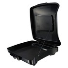 Trunk Backrest Pad All Black Luggage Rack For Harley Touring Road King 2014-2025
