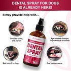 Dog Dental Spray   Teeth Cleaner For All Breeds   Fresh Breath   4 Oz