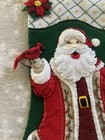 Bucilla Felt sequin Stocking    santa   Lantern    Finished