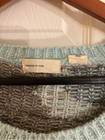Sleeping On Snow Anthropology Light Blue Leopard-pattern Crewneck Sweater
