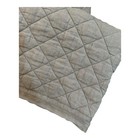Pottery Barn Diamond Pattern Set Of 2 Standard Linen Pillow Shams Gunmetal Gray