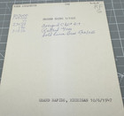 5x7 Photo Negative Railroad Steam Locomotive Pere Marquette  720 Grand Rapids Mi