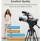 Video Tripod Head Fluid Head With Quick Release Plate For Canon Nikon Sony