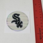 Vtg Chicago White Sox  Logo Vending Sticker Mlb Baseball Team Prismatic 1990s