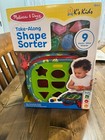 Melissa   Doug - Take Along Shape Sorter Kids Toys