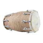Hand Percussion Musical Instrument Jute Dholak With Bag Handmade Dholak 1
