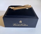 Vintage Brooks Brothers Golf Club   Tee Tie Clip Boxed Set  18k Plated  By Ciner