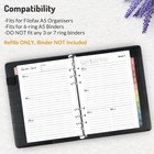 2026 Weekly   Monthly Planner Refills For A5 6-ring Binders  Nov 2026  White 