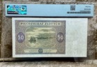 Poland 1946 50 Z  otych National Bank Pmg 55 About Uncirculated M5606749 Du  e M