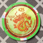 The Venetian Casino Las Vegas  2024 Year Of Dragon  25 Poker Gaming Chip Paulson