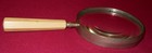 Antique Magnifying Glass Vintage Made In France Celluloid Handle Silver Metal