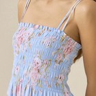 New Altar   d State Blue Floral Maxi Dress Sundress Size Small Nwt