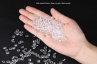 2000 Pcs pack Wedding Table Scatter Confetti Crystals Acrylic Diamonds 8 Mm Rhin