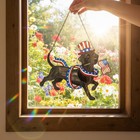 Black Labrador Dog Suncatcher Acrylic