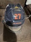 Brett Kulak Signed Game Worn Helmet Oilers Coa