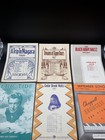 Vintage Sheet Music Lot Of 9 Piano Waltz March Song Books Finlandia Sibelius