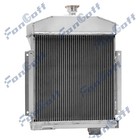 For 1958-1980 International Case 140 Farmall 140hv 359756 Upgrade 3 Row Radiator