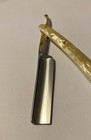 Vintage 5 8 Dubl Duck Goldedge Straight Razor Pearlduck Solingen Germany
