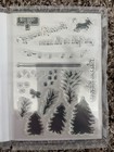 Retired Stampin Up Trees For Sale Stamp Set   Dies - Christmas trees lights