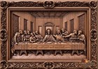The Last Supper Stl File For Cnc Router     Da Vinci Religious 3d Relief Wall Art