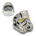 Star Wars Stormtrooper Ring Silver Stainless Steel Han Cholo - Size 10