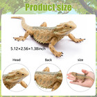 Bearded Dragon Animal Figurines Lizard Figurine Toys Lizard Animals Figures Plas