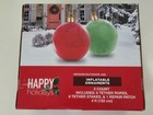 Happy Holidays 4  Tall Inflatable Ornaments Indoor outdoor Use 