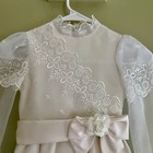 Dorissa International Nicole Girls Vintage Communion Flower Girl Dress White 6