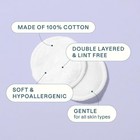 300 Count Cotton Rounds For Face 100  Pure Cotton Makeup Remover Pads