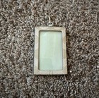 Coach Leather Logo Id document Holder Lanyard W  Clip Clear Window Beige white