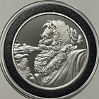 Merry Christmas Santa Coca-cola Rare Coin 1 Troy Oz  999 Fine Silver Round Coke
