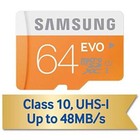 High Speed Samsung Evo 64gb Memory Card Microsd Class 10 For Att   Verizon