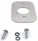 Lighter Body Plate W screws For 379 Peterbilt Stainless Steel 3-3 16  W Gg 68340