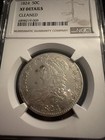1824 50c Capped Bust Half Dollar Us Coin Ngc Xf Details Cleaned