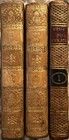 Lot Of 3 Antique French Leather Bound Books Early 19th Century Religion 1804