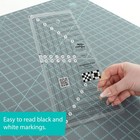 Creative Grids Straight Out Of Line Quilt Ruler Cgrka3 Made In Usa 6in X 10in