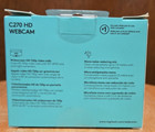 New Logitech C270 720p Hd Webcam With Built-in Noise Redicing Mic