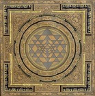 Sri Yantra  Shri Chakra Mandala Newari Pauva Painting-handmade On Cotton Canvas