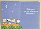Peanuts  snoopy And Friends   Happy Halloween  Funny Greeting Card 