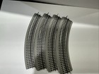 O Scale Lionel Fastrack 0-36 Curves W  Black Center Rail 4-pcs