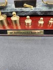 Franklin Mint 150th Anniversary California Gold Rush Brass Balance Scale