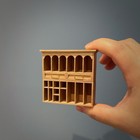 1 12 Scale Dollhouse Miniatures Furniture Vintage Combination Cabinet Unfinished