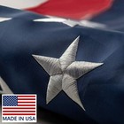 Us American Flag Heavy Duty Luxury Embroidered Stars Sewn Stripes Grommets Nylon