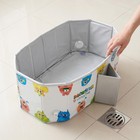 Portable Toddler Bath Tub For Shower  Foldable Baby Bathtub For Newborn