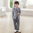 Boys Jacquard Blazer Suit  Flower Outfit For Wedding  New Year  Piano   Party